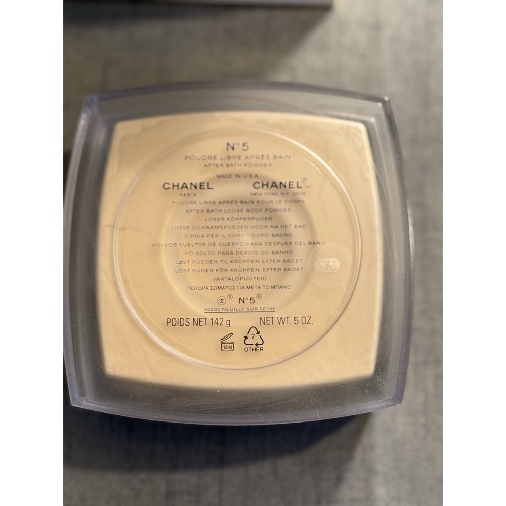 Chanel No. 5 Poudre Libre Apres Bain After Bath Powder 5oz / 142g Sealed Powder - Picture 3 of 10